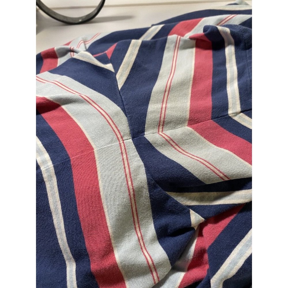 Peter Millar Mens Striped Polo Golf Shirt Large L Multi Color Striped - Picture 5 of 7